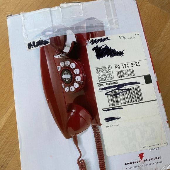 Crosley 302 Wall Phone CR55RE - Picture 3 of 8